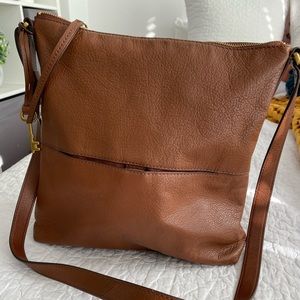 Fossil Brown Crossbody/Shoulder Bag